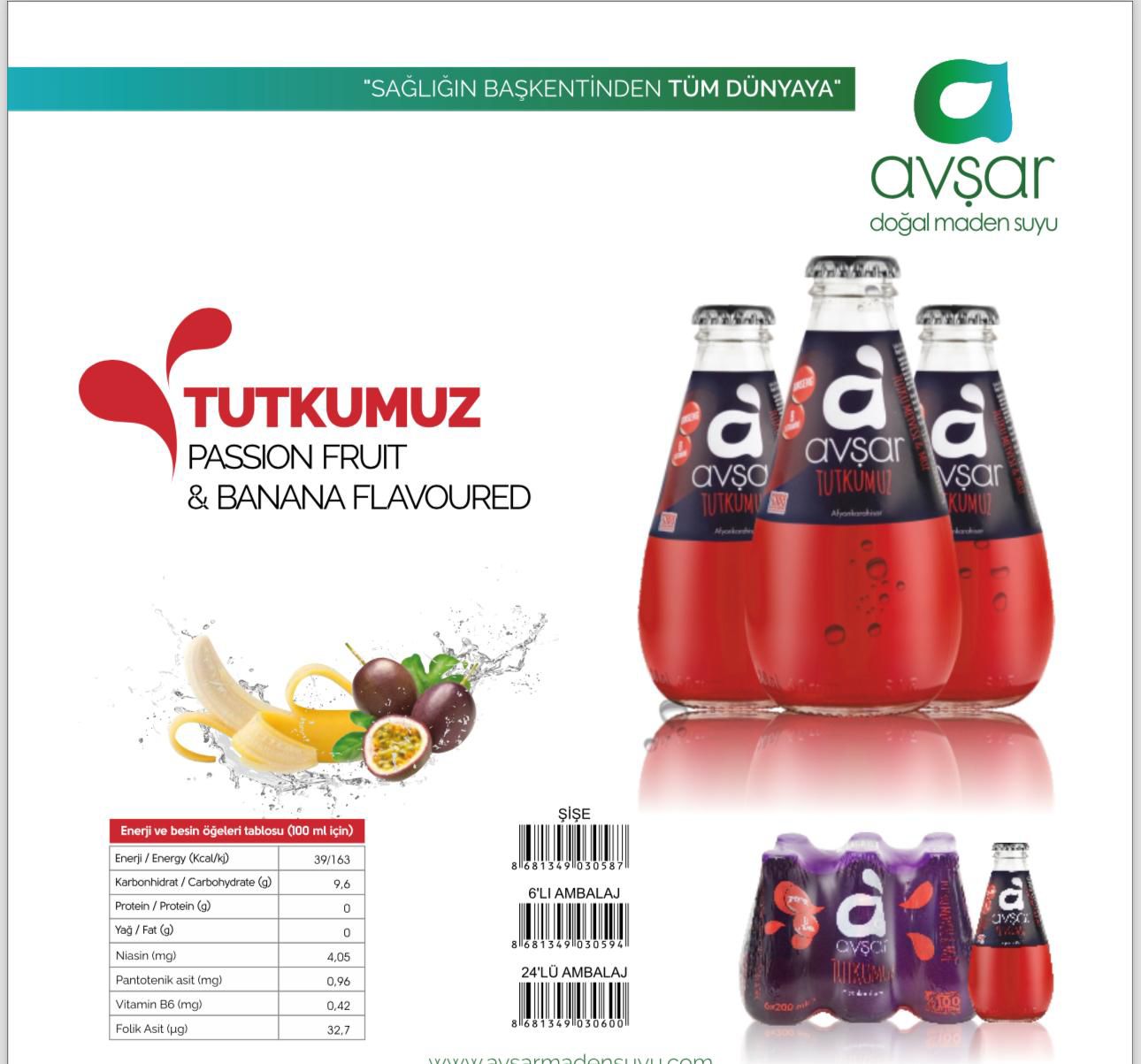 AVŞAR Tutkumuz Doğal Maden Suyu