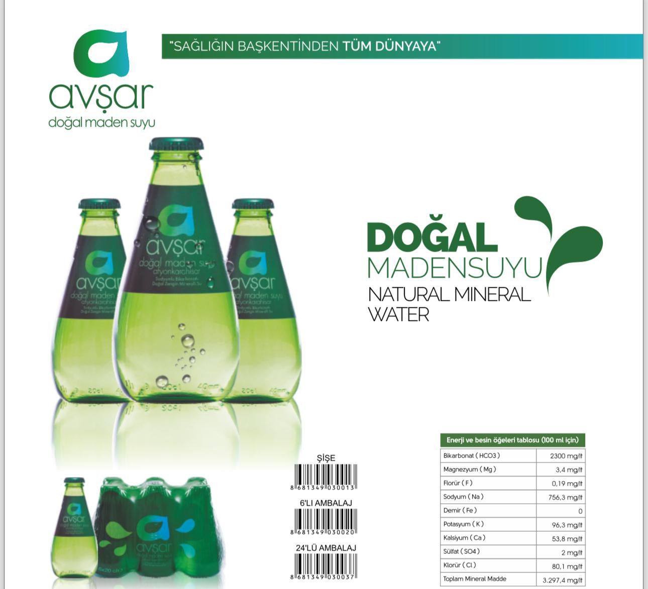 AVŞAR Doğal Maden Suyu