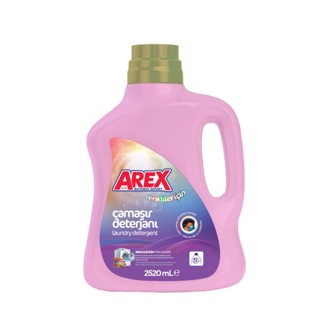 AREX Renkliler İçin Sıvı Çamaşır Deterjanı 42 Yıkama 2520 ml